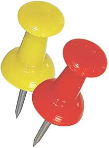 Hillman 122643 Push Pin, Steel