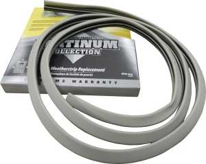 M-D Platinum Series 91892 Replacement Weatherstrip, 1.1 in W, 9 in L, TPV3 Rubber, Beige