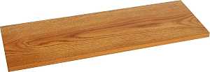 Knape & Vogt 1980 OK 12X24 Series Shelf Board, 24 in L, 12 in W, Oak, For: KV Standard/Bracket Shelving Systems