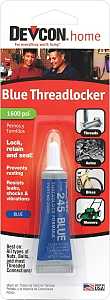 Devcon 24345 Threadlocker, 0.2 oz Bottle, Liquid, Blue
