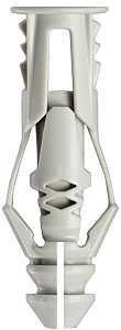 Cobra Anchors 171S Wall Anchor, Polyethylene, Chrome, 35 lb, 5/PK