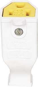Eaton Wiring Devices SA993W Electrical Connector, 2 -Pole, 15 A, 125 V, NEMA: NEMA 5-15, White