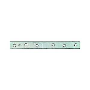 National Hardware N220-327 Mending Brace, 10 in L, 1 in W, 0.16 in, Steel, Zinc, Screw