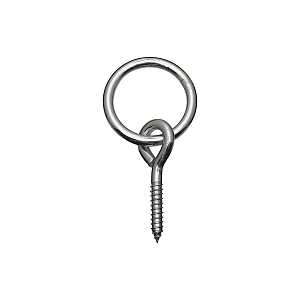 National Hardware 2062BC Series N220-640 Hitch Ring, 90 lb Working Load, 2 in ID Dia Ring, 5/16 in Wire, Steel