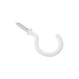 National Hardware N248-450 Cup Hook, Steel, Vinyl-Coated, 15 lb Working Load