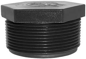 Green Leaf F34300PBG1 Pipe Plug, 3/4 in, Polypropylene