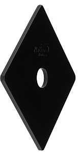 National Hardware 1222BC Indio Series N800-221 Decorative Washer, 9/16 in ID, 0.108 in Thick, 3 in length, Steel