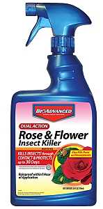 BioAdvanced 502570B Rose and Flower Insect Killer, Liquid, Spray Application, Indoor, Outdoor, 24 oz Bottle