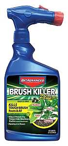 BioAdvanced 704645A Series Brush Killer, Compositions: Triclopyr, Triethylamine Salt, 32 oz Bottle, Liquid, Clear