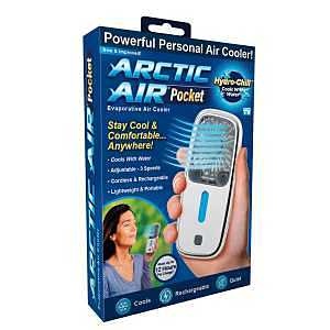 Arctic Air AAPKT-MC12/6 Pocket Cooler, 3-Speed, White
