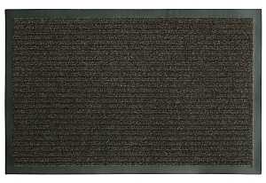 Fanmats 27392 Ribbed Utility Mat, 28 in L, 18 in W, Polypropylene Rug, Brown