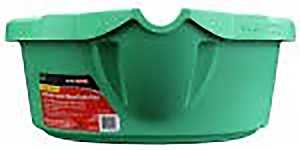 FloTool 42010MI Drain Container, 20 qt, Round, Polypropylene, Green