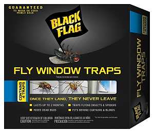 Black Flag HG-11017 Fly Window Trap, Solid, 1 Pack