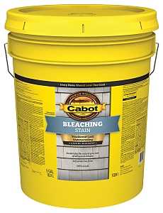 Cabot 140.0010241.008 Bleaching Oil Stain, Natural Gray, Liquid, 5 gal Pail