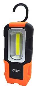 PowerZone MK-5543 COB Portable LED Work Light, 1-Lamp, LED Lamp, 180, Black/Orange