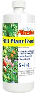 Alaska 100099247 Fish Fertilizer, 32 oz, Bottle, Liquid, 5-1-1 N-P-K Ratio