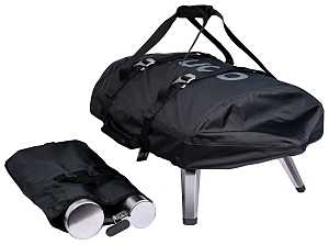 Ooni Fyra 12 Series UU-P0AE00 Pizza Oven Carry Cover, Aluminum/Polyester, Black, For: Ooni Fyra 12 Pizza Oven