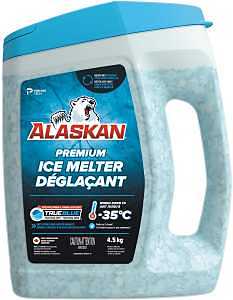 Alaskan 8403500 Premium Ice Melter, Solid, Bluish, Alkaline Odor, 5 kg, Jug