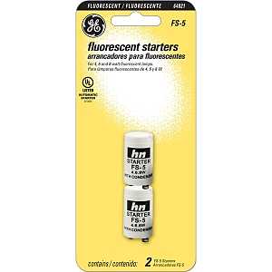 GE 64821 Fluorescent Starter, 4, 6, 8 W