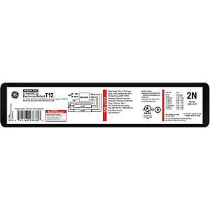 GE Industrial Solutions ProLine Series 93886 Electronic Ballast, 11.8 in L x 2.15 in W x 1.61 in H Dimensions, Series