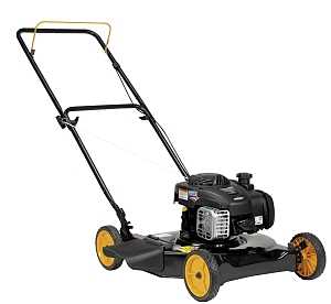 Poulan Pro PM20N450S Lawn Mower, Gasoline, 20 in W Cutting, Pull Start