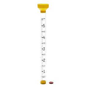 Taylor 2706 Rain Gauge, 5 in, Multi-Color