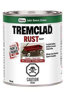 Tremclad 254913 Rust Preventative Paint, Oil, Green, 946 mL, Can