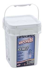 Vaporizer VP-PB40PA Premium Blend Ice Melt, Crystalline Solid, White, 40 lb Pail