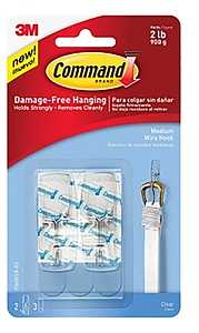 Hook Toggle Wire Clear Med 2Lb