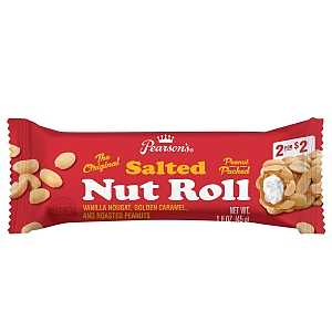 Pearson's 51200 Salted Nut Roll Snack, Cinnamon Churro, 1.8, 3.25, 0.5 oz