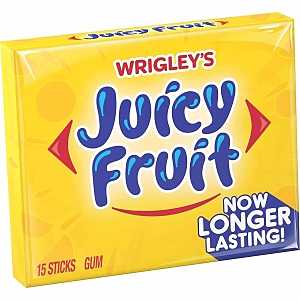 Juicy Fruit 487026 Chewing Gum, Fruity Flavor