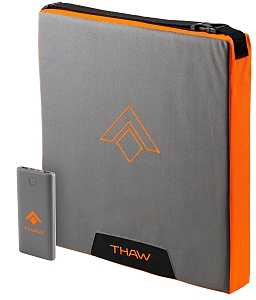 Thaw THA-BOD-0015 Heated Seat Pad, 5 V, 15-1/4 in L, 15 in W, 136, 125, 109 deg F