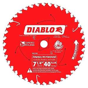 Circ Saw Blade 7-1/4 40T