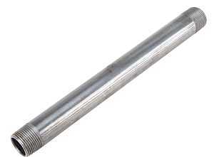 ProSource 3/4X8B Pipe Nipple, 3/4 in, Male, Steel, SCH 40 Schedule, 8 in L