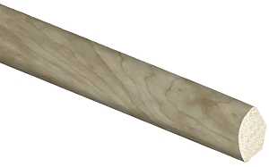 Inteplast Group 81070800504 Quarter Round Floor Moulding, 8 ft L, 9/16 in W, Polystyrene, River Gray