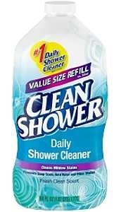 Clean Shower 00001 Daily Shower Cleaner, 60 oz, Liquid, Fresh Clean