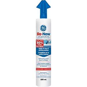 LePage 2776763 Silicone Sealant, White, 280 mL