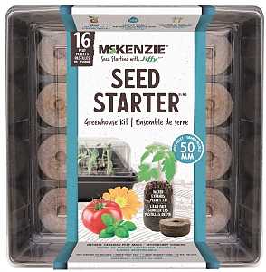 Jiffy 142516 Seed Starting Tray, 16-Piece
