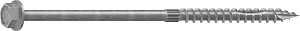 Camo 0368249 Structural Screw, 1/4 in Thread, 6 in L, Hex Head, Hex Drive, Sharp Point, Hot-Dipped Galvanized, 250