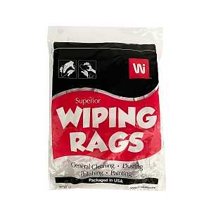 American Textile RJXW-W1PE Paint Rag, Cotton, White