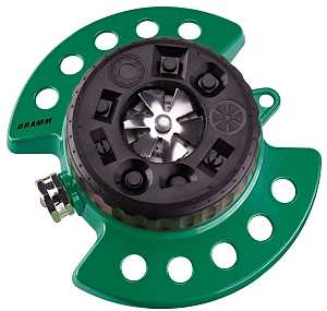 Dramm 50-15024 Turret Sprinkler, Green, Metal