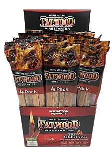 Fatwood 9900 Fire Starter, Pine Wood Base
