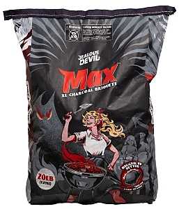 Jealous Devil JDMAX20LBS Extra Large Charcoal Briquette, Hardwood, 20 lb, Bag