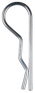Ben-Mor 70473 Hair Pin Clip, 5/32 in Dia Pin, 3 in L, Steel, Zinc