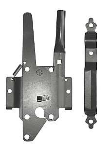 Nuvo Iron DTPLUH Post Latch with Ultimate Handle, Galvanized Steel