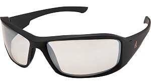 Edge XB431AR Safety Glasses, Anti-Reflective Lens, Polycarbonate Lens, Matte Black Frame, UV Protection: Yes