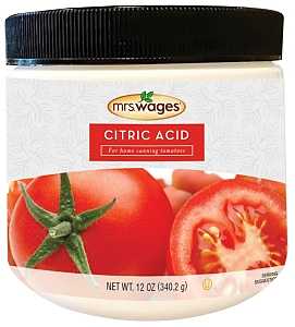 Mrs. Wages WGCC060000 Citric Acid, 12 oz Jar