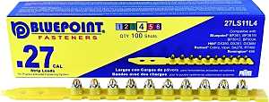 Blue Point Fasteners 27LS11L4P Powder Load, 0.27 Caliber, Yellow Code