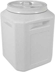 Gamma Outback 4350 Pet Food Container, 13 gal, HDPE, 14 in L, 14 in W, 20 in H