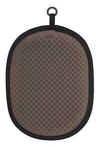 Oxo 11220500 Pot Holder, Fabric/Silicone, Black